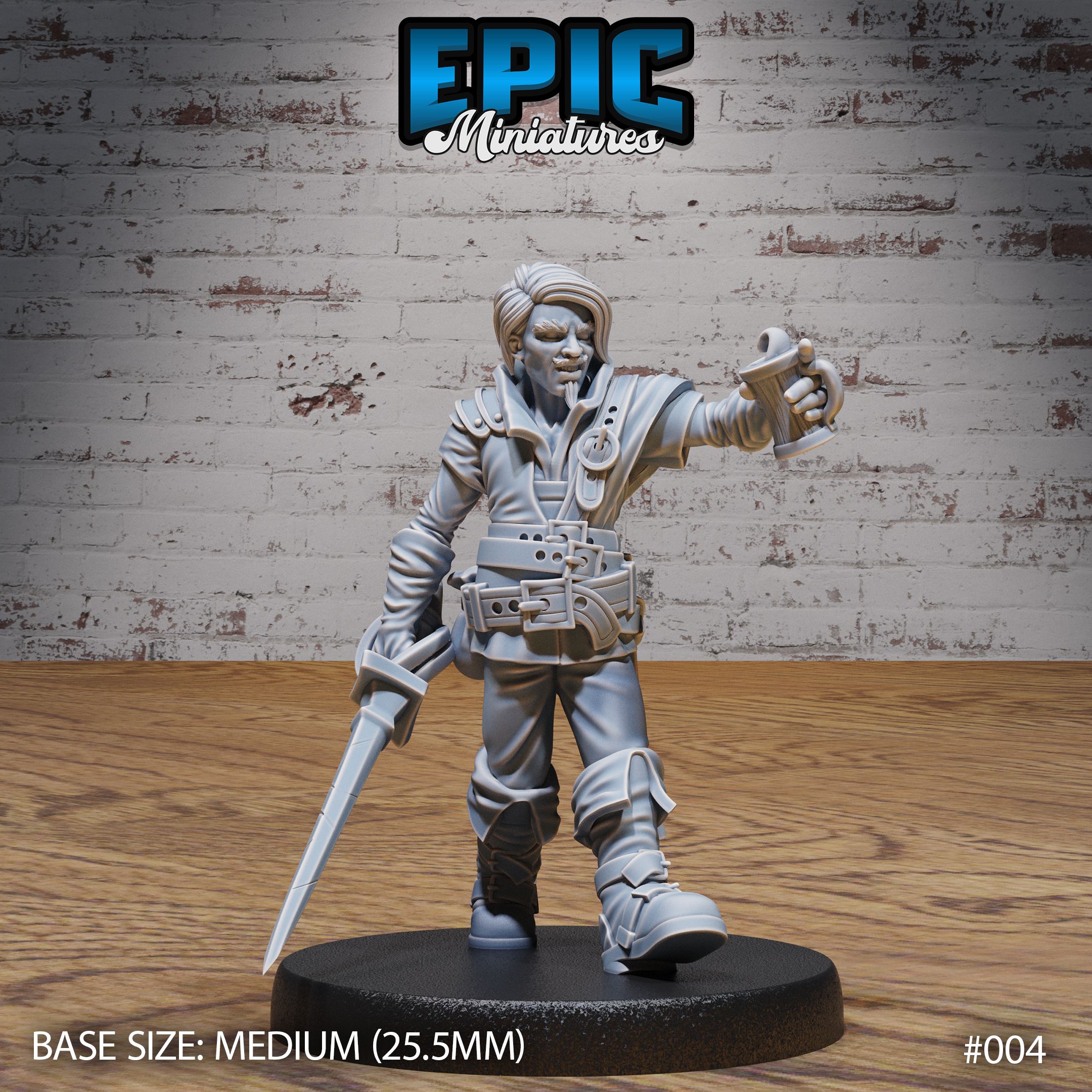 Tavern NPC Scoundrel / Human Warrior / Male Villager / Humanoid Character / Settler / Brave Fighter / Village Guard/ Mysterious Colonist